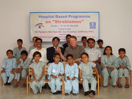 Dr. T.Otis Paul and dr Sudhir Singh and global hospital team