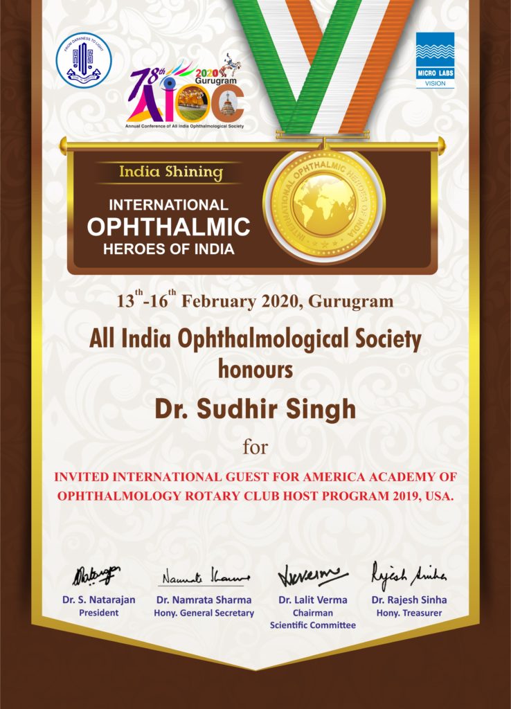 Dr Sudhir Singh